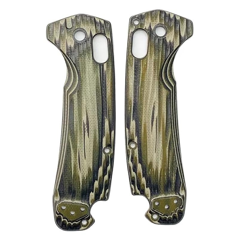 1 Pair Custom Scales Handle Fits for North Fork 15031, G10 Composite Material Handle Patch DIY Replacement Accessory