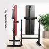 Weight Bench Adjustable Strength Training Bench Weight Bench Household Barbell Rack Bench Press Stool Multifunctional Fitness Equipment Weight Training Equipment (Black) view 4