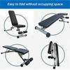 EliteBloom Adjustable Weight Bench Workout Bench Weight Bench Foldable Multifunctional Adjustable Home Fitness Equipment, Flying Bird/Bench Press Chair/Sit-Ups/Abs Muscle Board view 3
