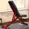 EliteBloom Adjustable Weight Bench Multi-Purpose Foldable Workout Bench 990 Lbs Weight Capacity Incline/Decline Bench for Home Gym Weight Lifting Bench Press and Full Body Workout (Black) view 4