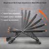 Weight Bench Adjustable Workout Bench Foldable Exercise Bench Multi-Purpose Incline Bench for Home Gym Bench Press and Full Body Strength Training Load 200KG (Black 116.5x35x94 cm) view 3
