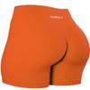 AUROLA Power Scrunch Butt Workout Shorts for Women Seamless Gym Shorts High Waist Tummy Control Yoga Biker Shorts,Persimmon Orange,XL view 1