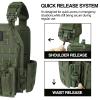 LASVENIS Quick Release Tactical Vest Lightweight Vests Adjustable Tactical Vest for Outdoor Training view 4