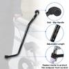 MEGHNA Kids Bike Training Push Handle Detachable Kids Bike Learning Aluminium Alloy Handle Push Bar Comfortable Anti Slip Handle Safety Balance Bar for Children Bikes (Black - Style 2) view 4