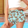 Tongluoye Capybara Summer Shorts for Girls 6-12 Months Loose Fit Shorts Casual Wide Leg Shorts with Pockets High Waisted Pull On Short Pants Cute Athletic Shorts Kids Clothes Teens Outfits Blue view 3