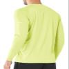 NORTHYARD Men's Sun Protection Shirts UPF 50+ Long Sleeve Swim Rash Guard Shirt Running Workout Athletic Hiking UV Fishing LEMONYELLOW 3XL view 2