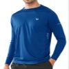 NORTHYARD Men's Sun Protection Shirts UPF 50+ Long Sleeve Swim Rash Guard Shirt Running Workout Athletic Hiking UV Fishing RoyalBlue XL view 1