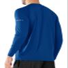 NORTHYARD Men's Sun Protection Shirts UPF 50+ Long Sleeve Swim Rash Guard Shirt Running Workout Athletic Hiking UV Fishing RoyalBlue XL view 2