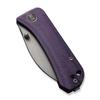 WeKnife Banter Wharncliffe Pocket Knife for EDC, Ben Petersen Folding Knife with 2.85" CPM S35VN Steel Blade Canvas Micarta Handle, Titanium Thumb Stud Opener WE19068J-2 (Purple) view 4