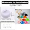 FCBFJSW Jewelry storage box dust-proof and moisture-proof10pcs 3D floating frame display rack hanging box, transparent display rack box base Multicolour view 2