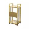 Metal Pool Stick Holder Floor Stand,Billiards Pool Cue Rack Holds 8/12/20 Cues,No Installation Required Pool Queue Holder(Gold,30x25x65cm) view 1