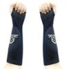 YIKANGHENG Volleyball Protective Gear, 1 Pair Black Elastic Volleyball Arm Sleeves with Latex Pads for Sports (black) view 1