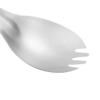 Luzhengyang Titanium Spoon Spork Fork Flatware Cutlery Ultra-, Portable Outdoor Travel Backpacking Picnic Camping Dinnerware, Kids/Adults. Keychain Attachment - Spork, as described view 2