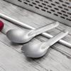 Luzhengyang Titanium Spoon Spork Fork Flatware Cutlery Ultra-, Portable Outdoor Travel Backpacking Picnic Camping Dinnerware, Kids/Adults. Keychain Attachment - Spork, as described view 4