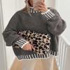 PRETTYGARDEN Women's 2026 Fall Oversized Pullover Sweaters Long Sleeve Mock Neck Chunky Knit Jumper Tops Winter Clothing (Grey,XX-Large) view 2