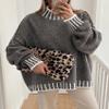 PRETTYGARDEN Women's 2026 Fall Oversized Pullover Sweaters Long Sleeve Mock Neck Chunky Knit Jumper Tops Winter Clothing (Grey,XX-Large) view 4