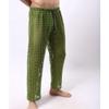 JEKE-DG Men's See Through Mesh Pant Fishnet Openwork Lingerie Pants Drawstring Sexy Long Pants Pajamas Bottoms (Green,Large) view 2