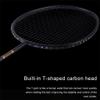 GYQIZIO Badminton Racket 4U G5 100% Carbon Lightweight Racquets, Offensive Racket, Competition Training Badminton Racquets (black with boxed,1 pc) view 3