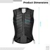 Chewtoyo Lightweight Equestrian Riding Vest - Impact Resistant Polyester Safety Gear - Easy Zip, 6 view 3