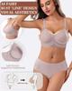 As Fairy Womens Wireless Bra Push Up Bra for Women Seamless No Underwire Bras Regular & Plus Size (Light Coffee M) view 3