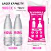 HOKINETY Disposable Urine Bag for Travel - 900ML Portable Pee Bags for Women Men 8 PCS Emergency Vomit Bags Unisex Toilet Urinal for Car Camping, Road Trip,Traffic Jams, Pregnant, Kids, Patient view 2