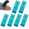 Surfboard Fin Buckle,Board Fin Clip - Replacement Surfboard Fin Base Pin, 6 Surfing Watershed Clip Detachable Paddle Board Clip Surfboard Accessories, Esse ntial Surfing Gear Fin Bracket view 1