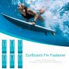 Surfboard Fin Buckle,Board Fin Clip - Replacement Surfboard Fin Base Pin, 6 Surfing Watershed Clip Detachable Paddle Board Clip Surfboard Accessories, Esse ntial Surfing Gear Fin Bracket view 2