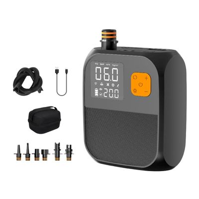 8000mAh Wireless Electric Air Pump LED Lighting Air Compressor Sup Inflatable Pump for Car Surfing Paddle Board Boat