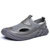 Asifn Men's Mesh Sandals Outdoor Casual Comfort Lightweight Breathable Closed-Toe Beach Shoes Summer Hiking Sport Walking Grey 7 US view 1