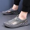 Asifn Men's Mesh Sandals Outdoor Casual Comfort Lightweight Breathable Closed-Toe Beach Shoes Summer Hiking Sport Walking Grey 7 US view 2