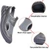 Asifn Men's Mesh Sandals Outdoor Casual Comfort Lightweight Breathable Closed-Toe Beach Shoes Summer Hiking Sport Walking Grey 7 US view 3