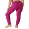 Willit Girls Horse Riding Pants Tights Kids Equestrian Breeches Knee-Patch Youth Schooling Tights Zipper Pockets Rose Red M view 2