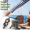 1/2 in x 150Ft Static Polyester Arborist Rope, ASTM F2116 Certified 9000Lbs MBS 48 Strands Bull Rope for Climbing Tree Swing Pulling Sailing view 3