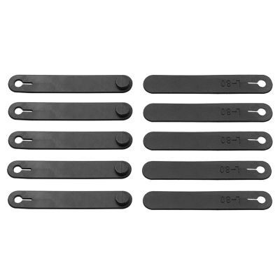 10Pcs Rubber Cable Ties Straps for Wire Management,Motorcycle Clutch Line Brake Ties Elastic Cable Organizer for Home
