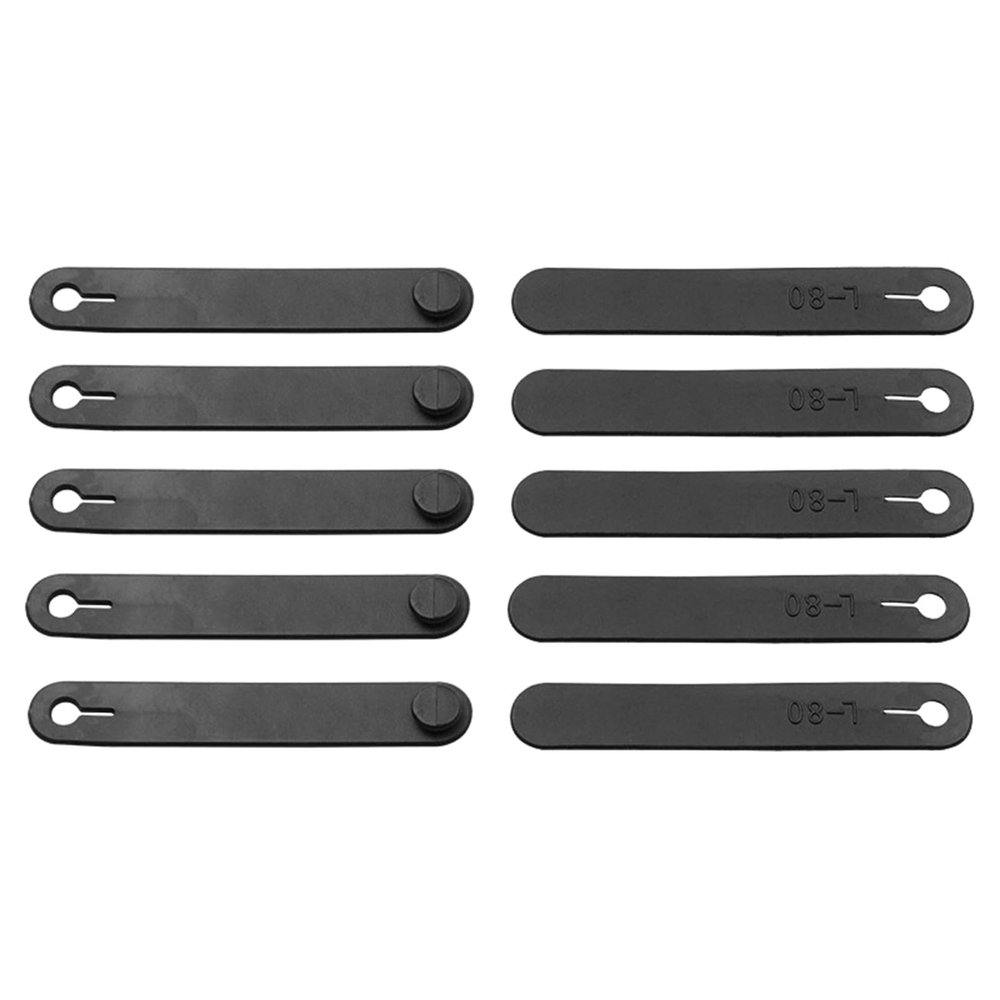 10Pcs Rubber Cable Ties Straps for Wire Management,Motorcycle Clutch Line Brake Ties Elastic Cable Organizer for Home