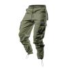 BTLYUIOAPE Men's Stretch Tactical Pants, Breathable Ripstop Cargo Pant, Outdoor Lightweight Work Hiking Trousers with Pockets view 3