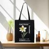 PWHAOO Narcissus Tote Bag December Narcissus Flower Symbol Of Hope Wealth And Happiness Tote Bag Narcissus Lover Gift (December Narcissus TOTE) view 4