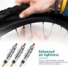 20pcs Tire Valve Core Replacement Kit Detachable Valve Cores Mountain Schrader Valve Parts Universal Valve Core Attachment Bikes view 2