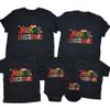 Christmas T-Shirts Merry and Bright Shirt Christmas Pajamas for Family Couple Outfit Tee Christmas Tops view 1