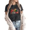 Christmas T-Shirts Merry and Bright Shirt Christmas Pajamas for Family Couple Outfit Tee Christmas Tops view 2