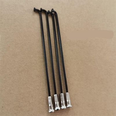 FTCYM 10Pcs 13G 2.3mm Original Electric Bicycles Spokes with Nut Steel + Nipples Bike Spoke Parts Cycling(Front Left 10cm)