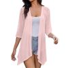 Summer Tops for Women 2024 Bathing Suit for Women Tummy Control Hippie Clothes for Women Summer Light Cardigans for Women Summer Hawaiian Dresses for Women Luau(E-Navy,5X-Large) view 1