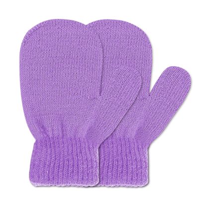 UTTPLL Toddler-Mittens-Winter-Gloves-Knitted Soft Warm Infant Boys Girls Mittens Newborn Baby Magic Stretch Gloves Halloween Cosplay Accessories Purple