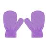UTTPLL Toddler-Mittens-Winter-Gloves-Knitted Soft Warm Infant Boys Girls Mittens Newborn Baby Magic Stretch Gloves Halloween Cosplay Accessories Purple view 2