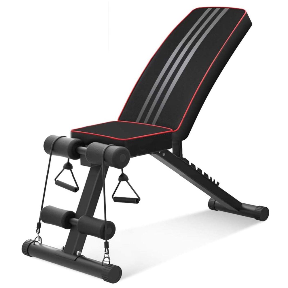 Folding Dumbbell Stool - Utility Adjustable Weight Bench - Foldable Flat/Incline/Decline Bench Press - Sit Up Bench - For Home Training Gym Weight Lifting