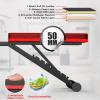 Folding Dumbbell Stool - Utility Adjustable Weight Bench - Foldable Flat/Incline/Decline Bench Press - Sit Up Bench - For Home Training Gym Weight Lifting view 3