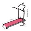 2 in 1 Folding Treadmill, 22'' Heavy Duty Anti-Slip Treadmill for Home Incline Running Machine with LED Display and 3-Level Incline Under Desk Treadmill for Home/Office Gym 264.55lbs Capacity (Pink) view 2