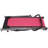 2 in 1 Folding Treadmill, 22'' Heavy Duty Anti-Slip Treadmill for Home Incline Running Machine with LED Display and 3-Level Incline Under Desk Treadmill for Home/Office Gym 264.55lbs Capacity (Pink) view 3
