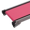 2 in 1 Folding Treadmill, 22'' Heavy Duty Anti-Slip Treadmill for Home Incline Running Machine with LED Display and 3-Level Incline Under Desk Treadmill for Home/Office Gym 264.55lbs Capacity (Pink) view 4