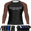 DEHAHA Men's Personalized Athletic Running T Shirts Lightweight Undershirt Base Layers, Long Sleeve Brown Medium view 1
